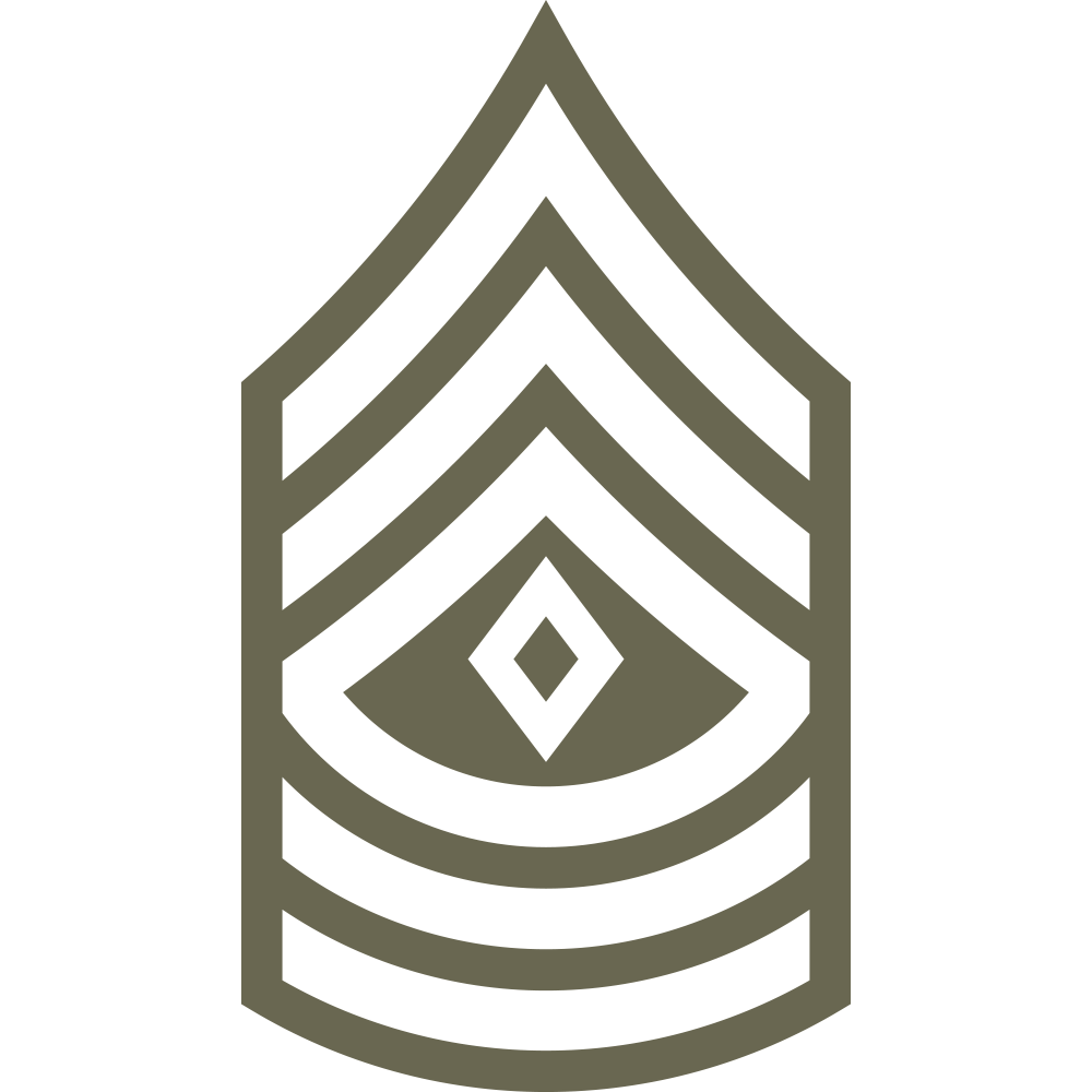 First Sergeant Delrin Leather Stamp - All Good Leather Co.