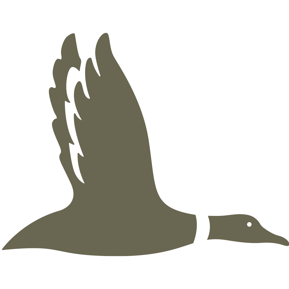 Simple yet elegant flying Canada goose design, featuring its iconic long neck, outstretched wings, and streamlined body—ideal for nature and hunting-themed leathercraft.