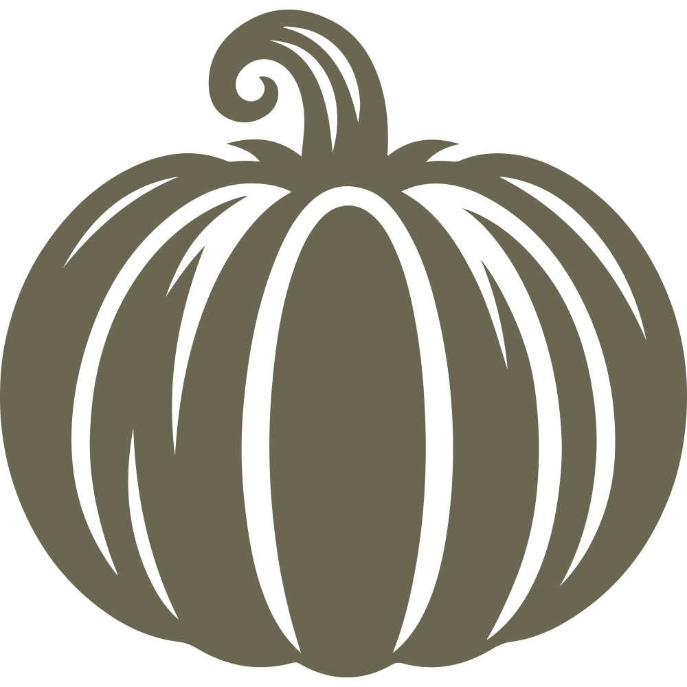 Pumpkin Delrin Leather Stamp - All Good Leather Co.