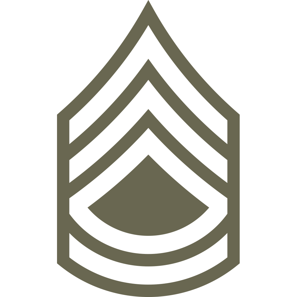 Sergeant First Class Delrin Leather Stamp - All Good Leather Co.