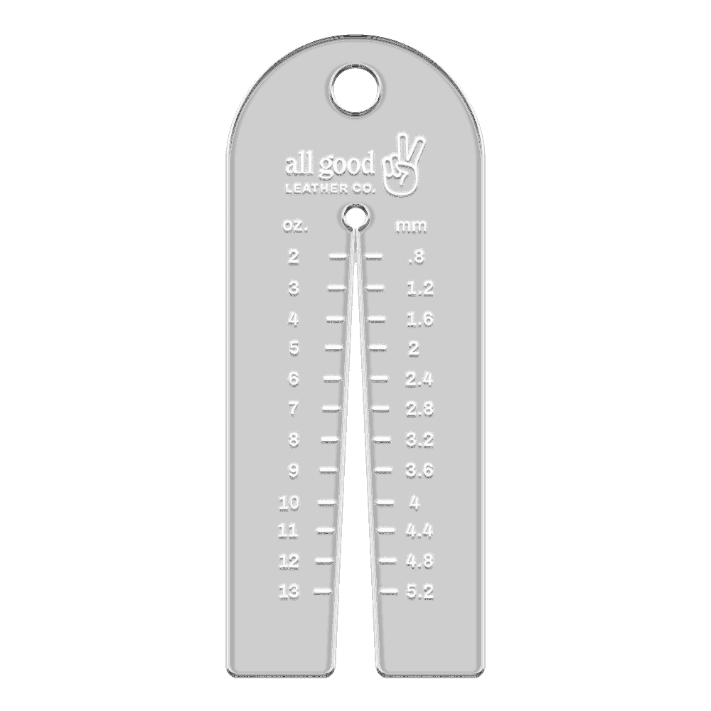 Leather Thickness Gauge Tool