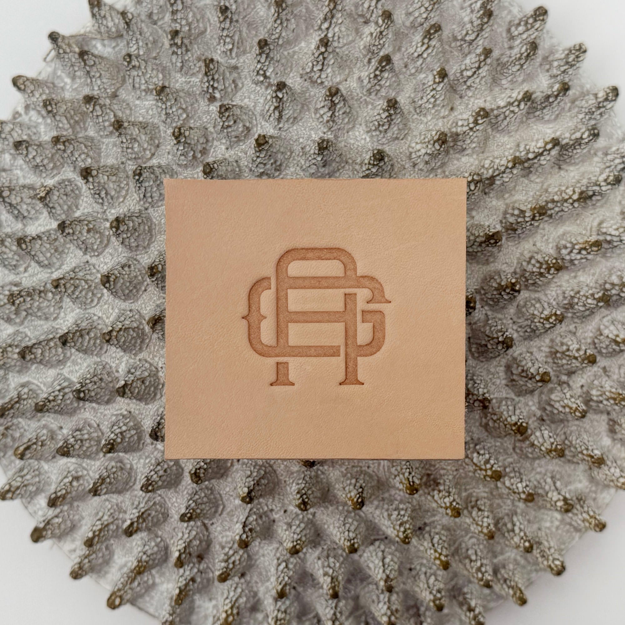 Build Your Own Monogram Delrin Leather Stamp