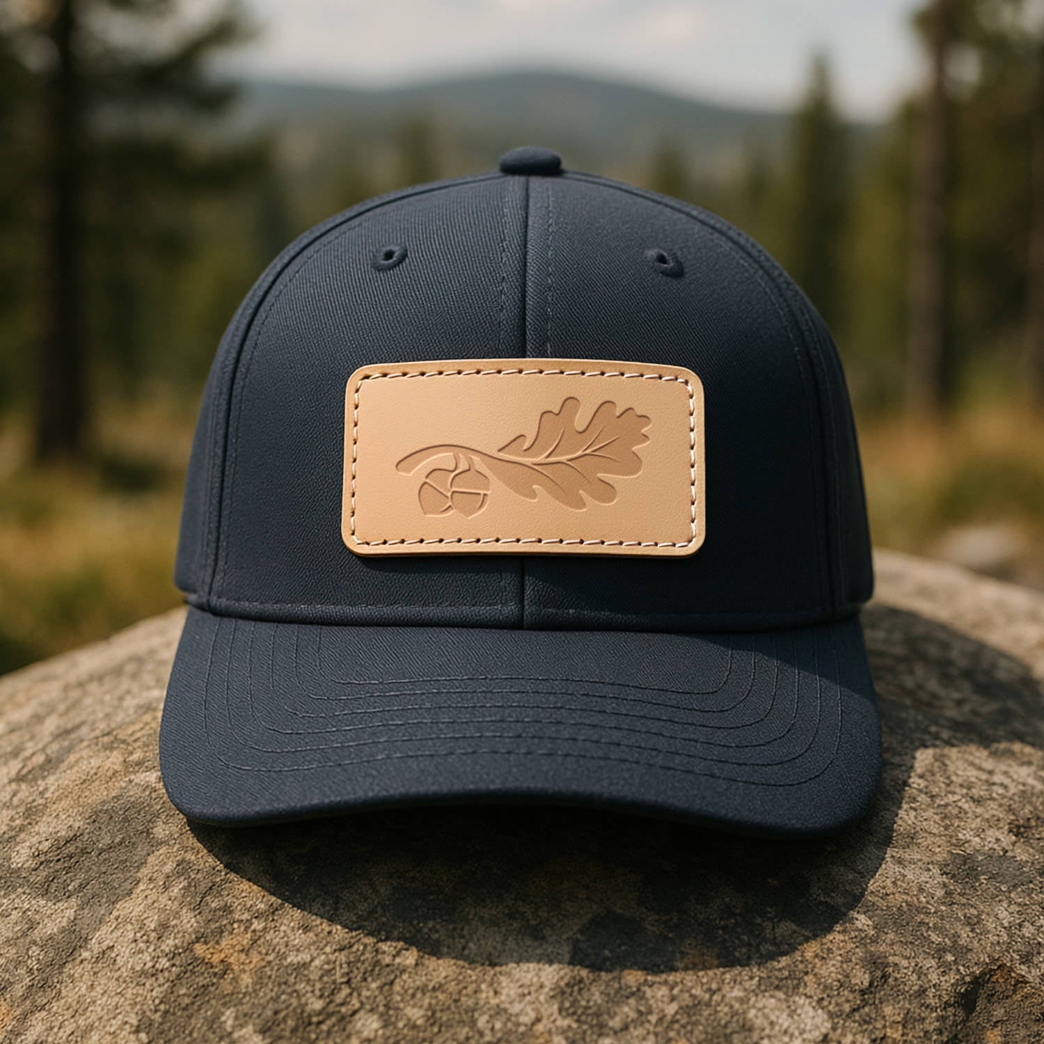 Acorns and Oak Leaf Delrin Leather Stamp