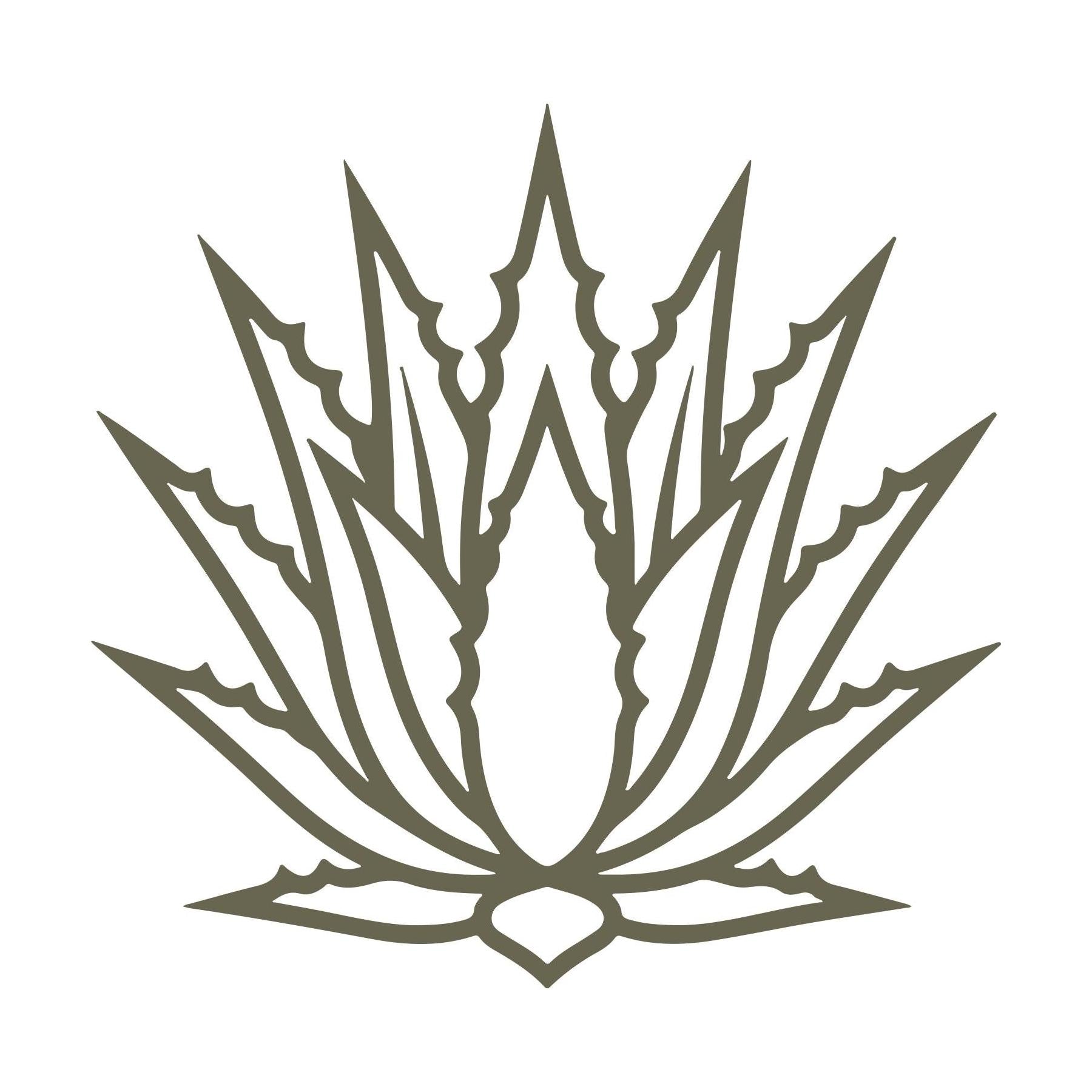 Agave Delrin Leather Stamp