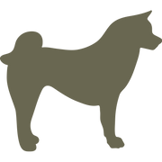 Akita Dog Delrin Leather Stamp