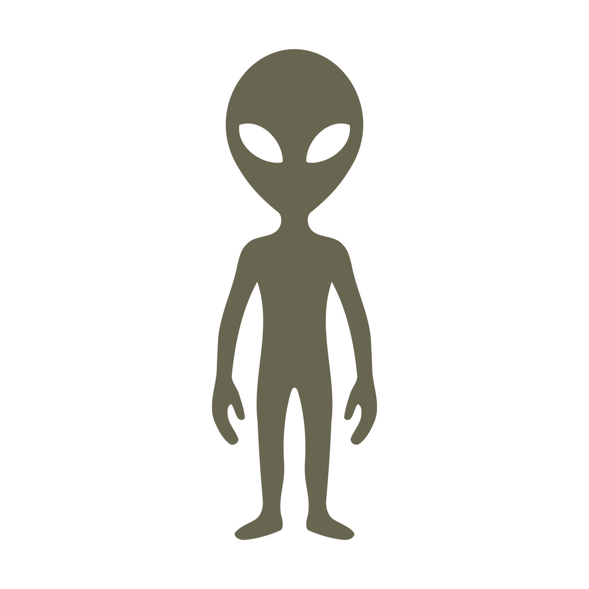 Alien Delrin Leather Stamp