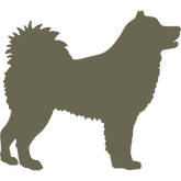 Alaskan Malamute Dog Delrin Leather Stamp