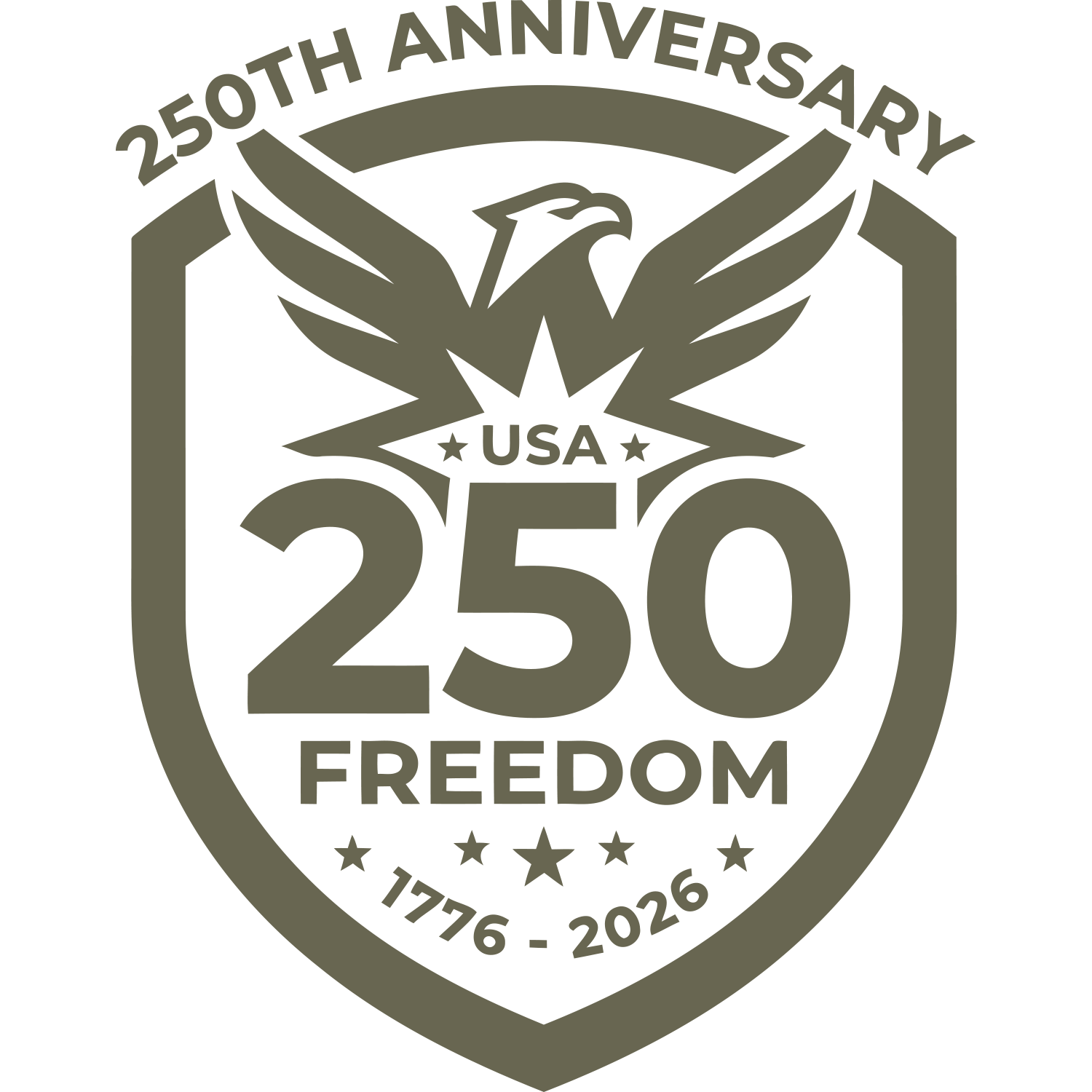 America 250 Freedom Delrin Leather Stamp