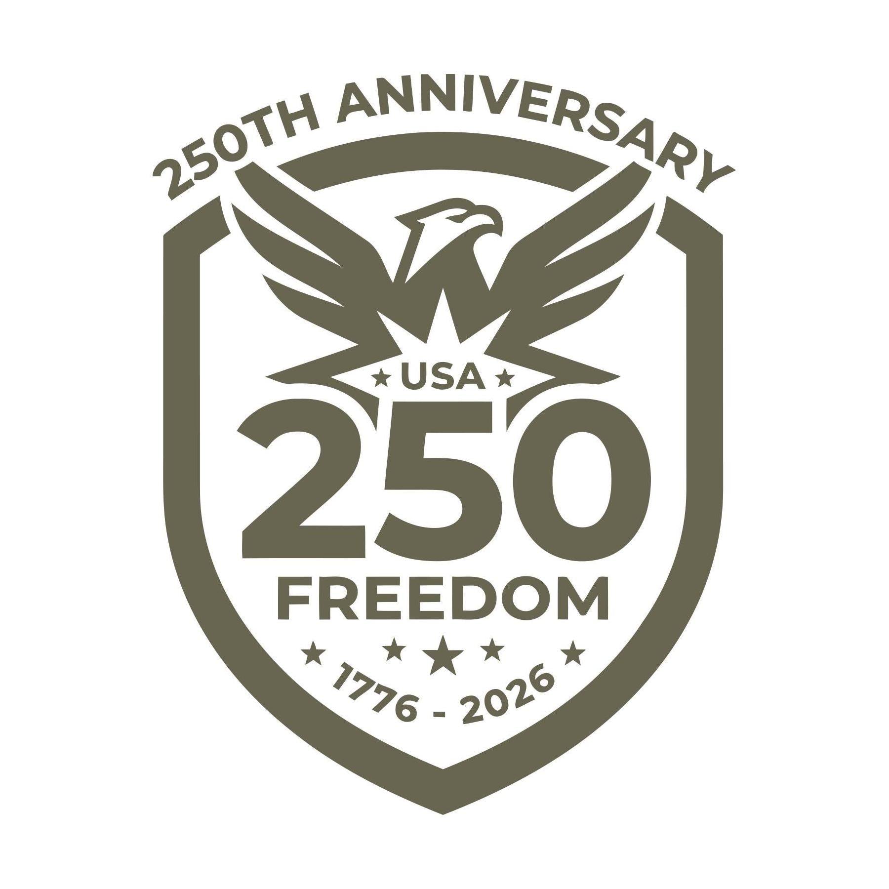 America 250 Freedom Delrin Leather Stamp