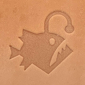 Angler Fish Delrin Leather Stamp
