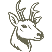 Antelope Head Delrin Leather Stamp