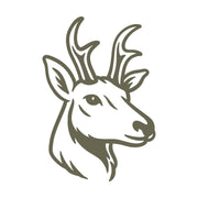 Antelope Head Delrin Leather Stamp