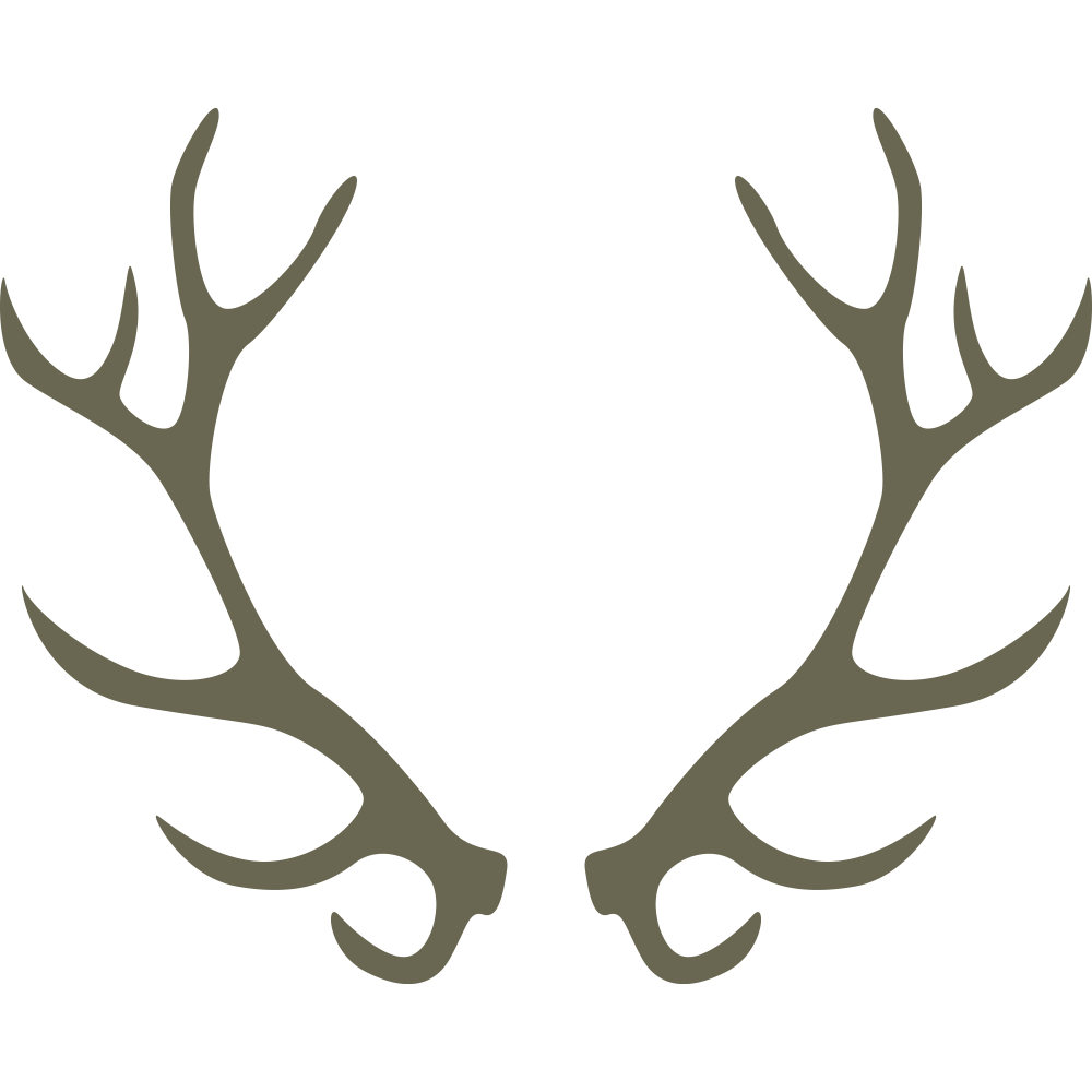 Elk Antlers Delrin Leather Stamp