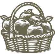 Basket of Apples Delrin Leather Stamp