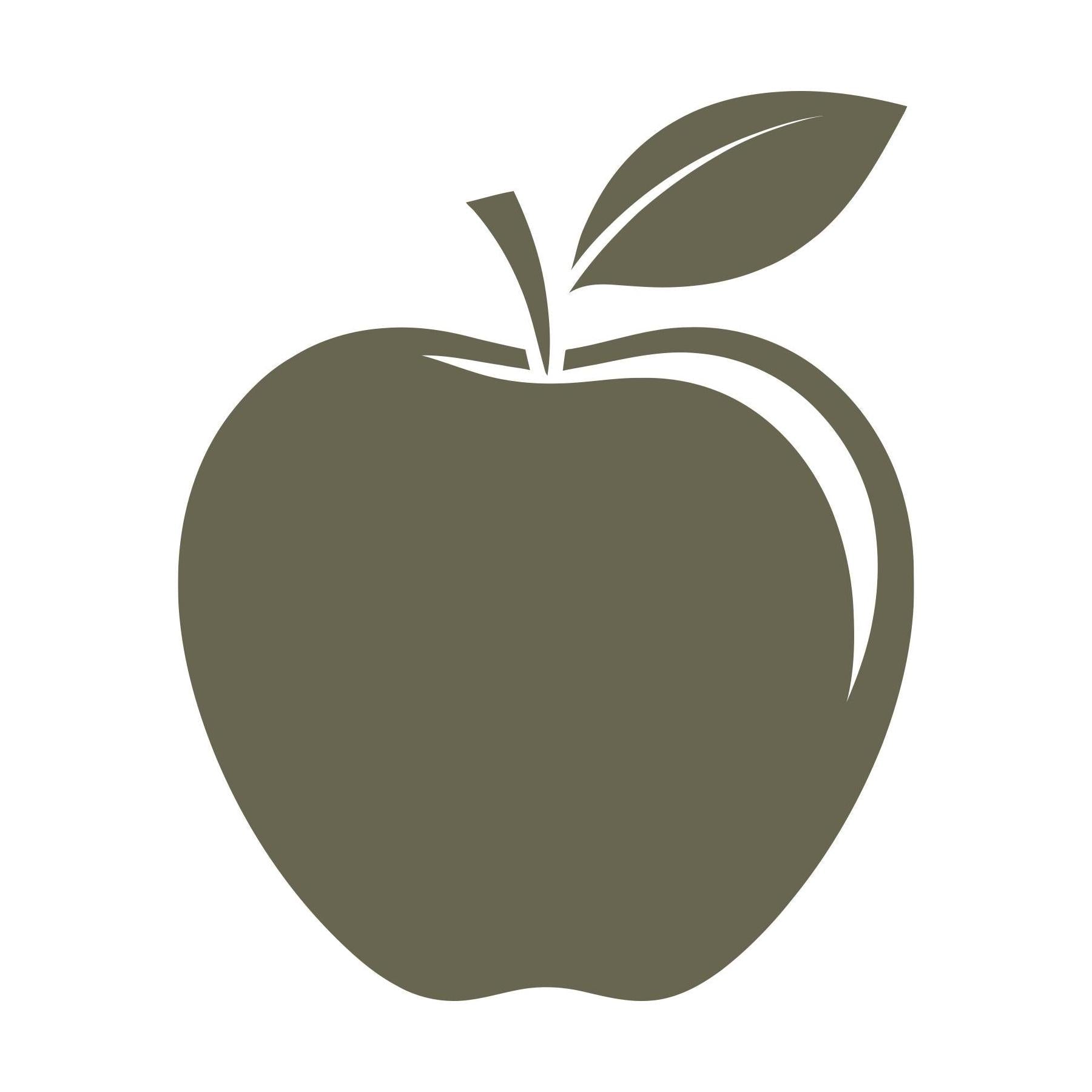 Apple Delrin Leather Stamp