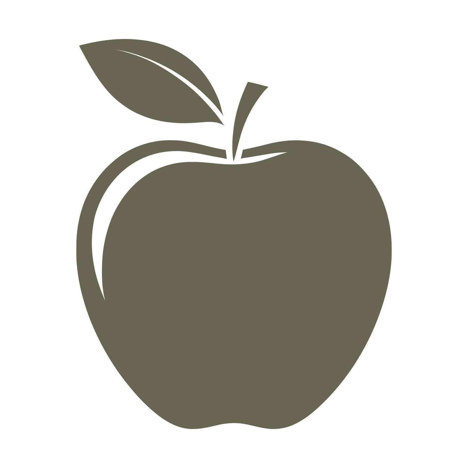 Apple Delrin Leather Stamp