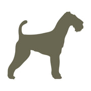Airedale Terrier Dog Delrin Leather Stamp