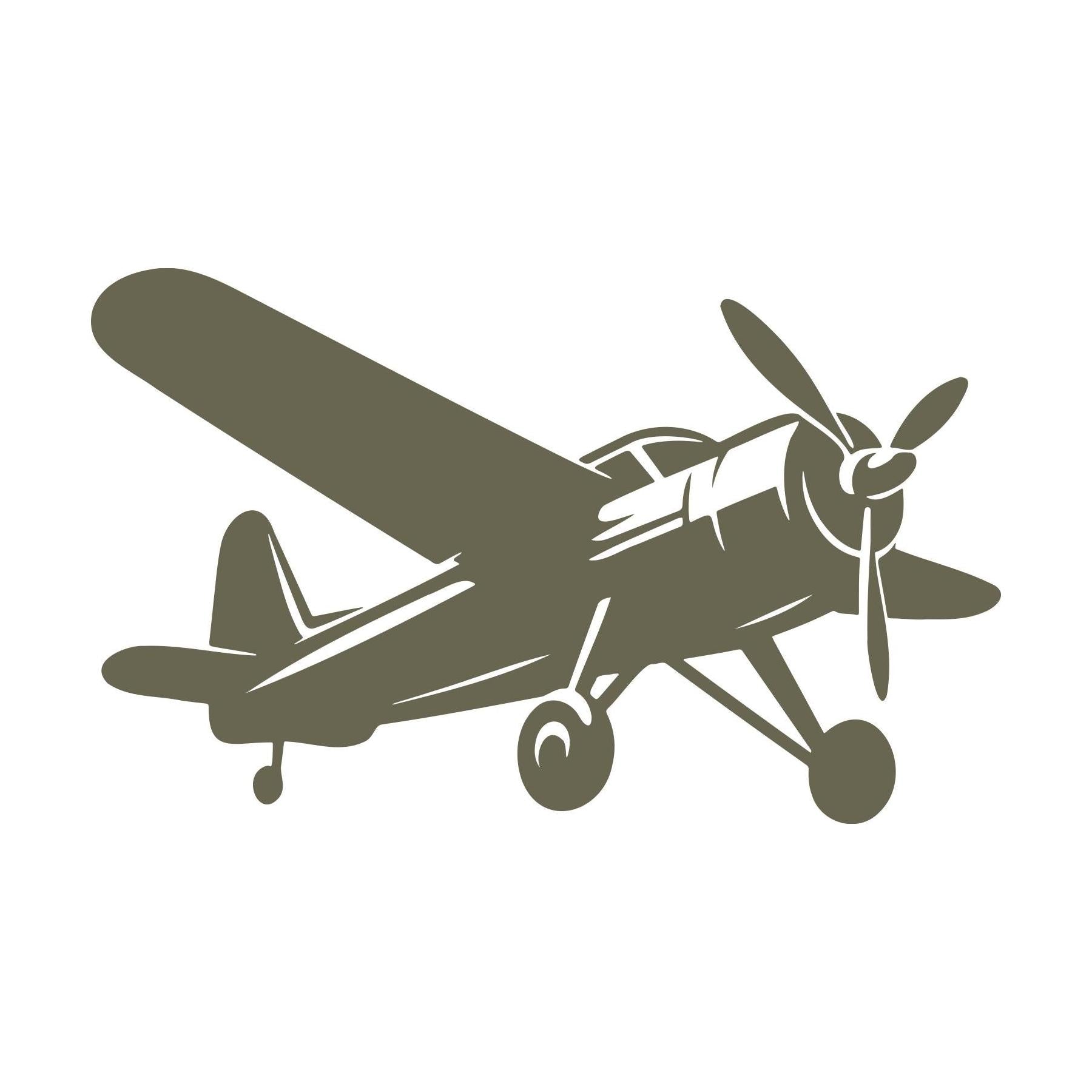 Prop Plane Delrin Leather Stamp