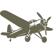 Prop Plane Delrin Leather Stamp