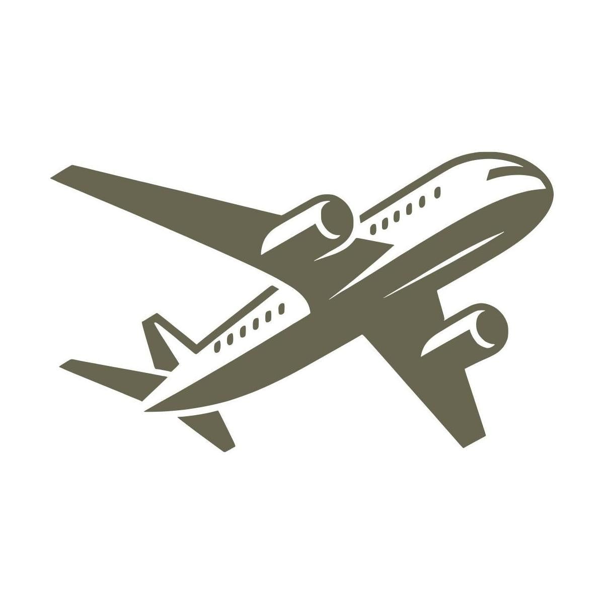 Airplane Delrin Leather Stamp