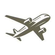 Airplane Delrin Leather Stamp