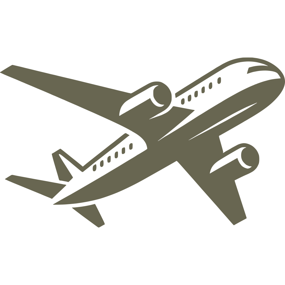 Airplane Delrin Leather Stamp