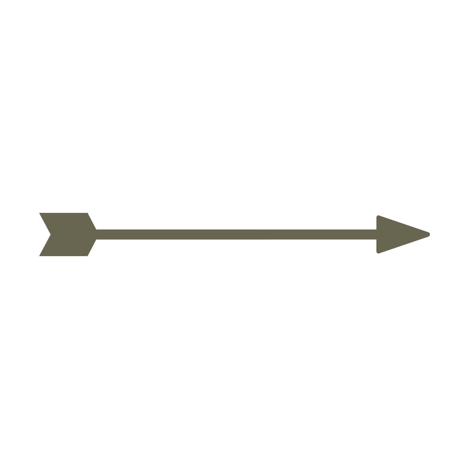 Arrow Delrin Leather Stamp