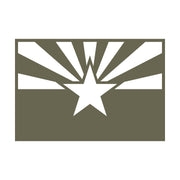 Arizona State Flag Delrin Leather Stamp