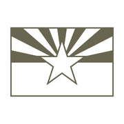 Arizona State Flag Delrin Leather Stamp