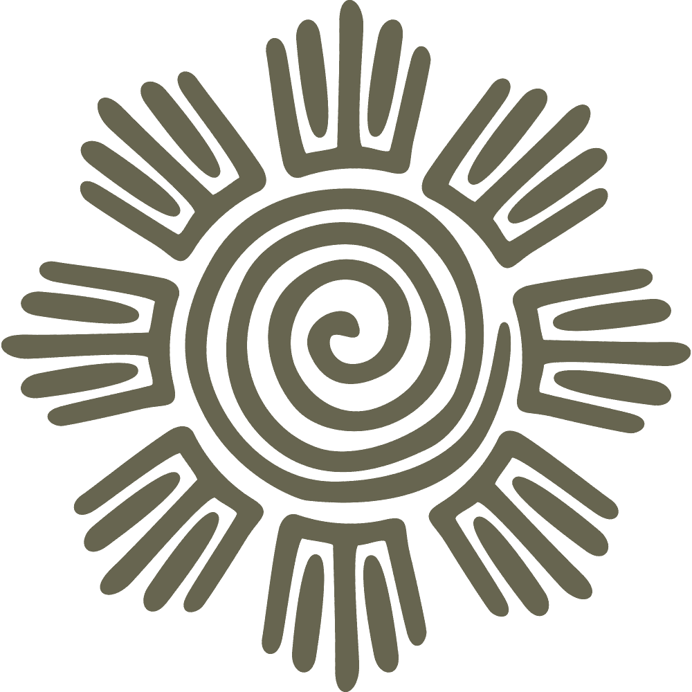 Aztec Sun Delrin Leather Stamp