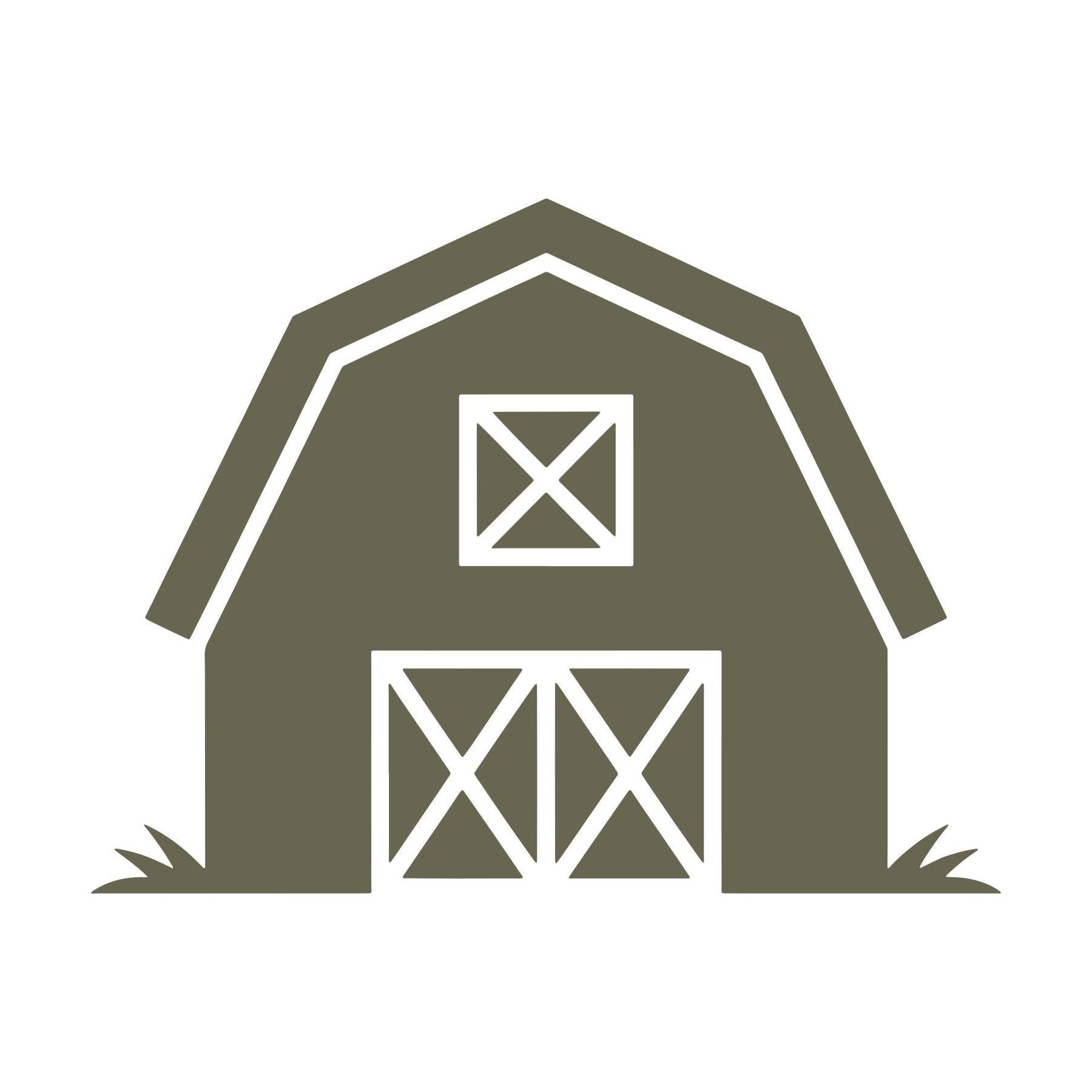 Barn Delrin Leather Stamp