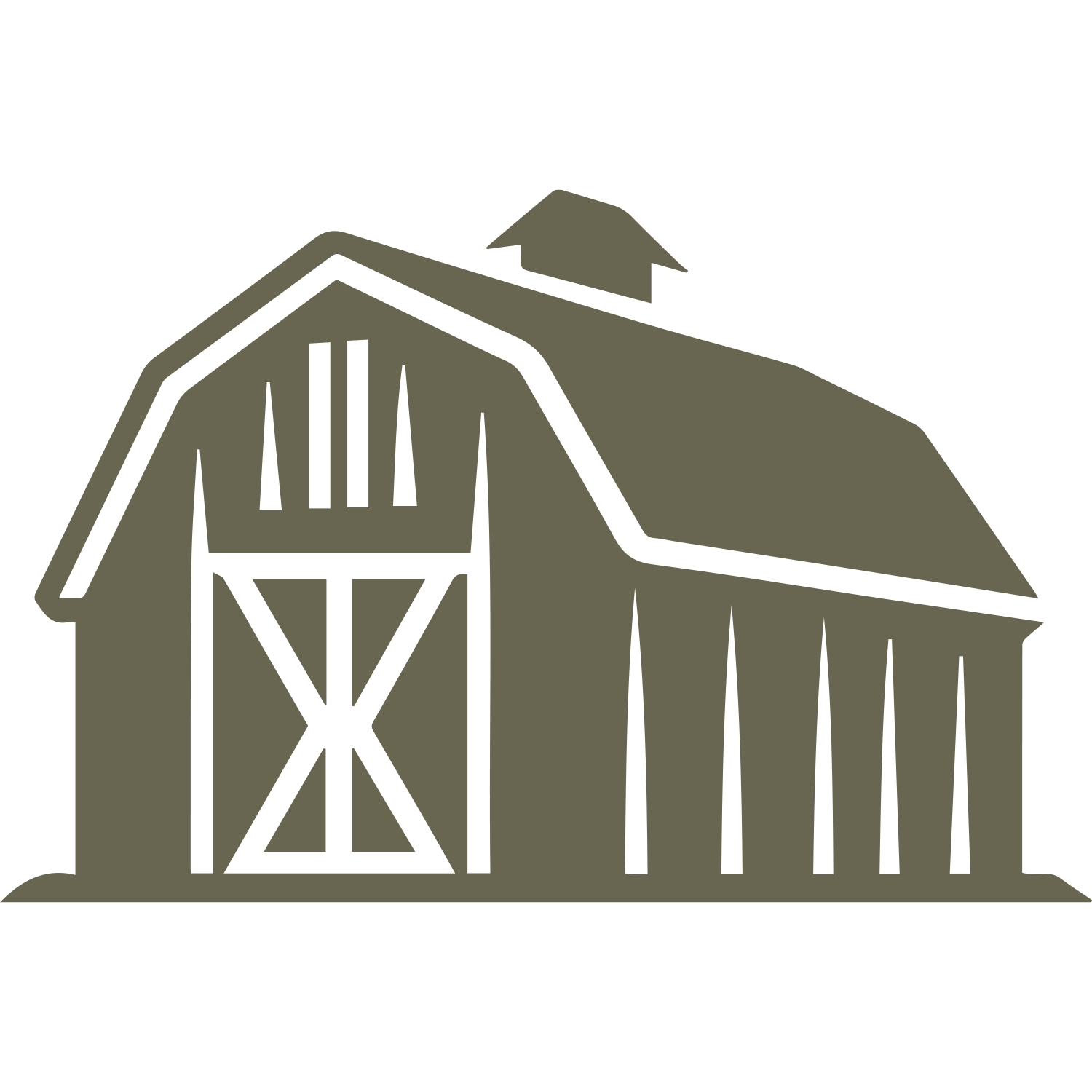 Barn Delrin Leather Stamp