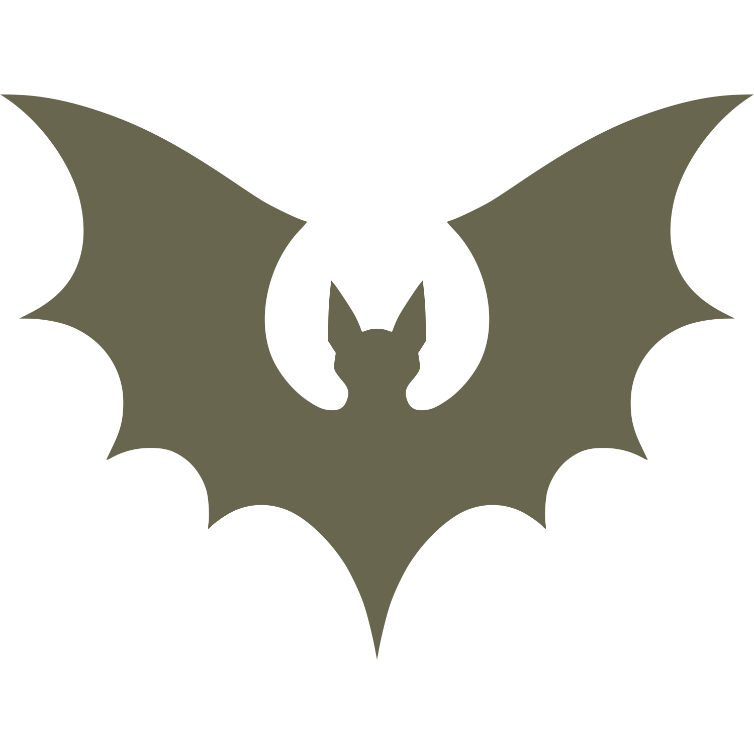 Bat Delrin Leather Stamp