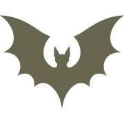 Bat Delrin Leather Stamp