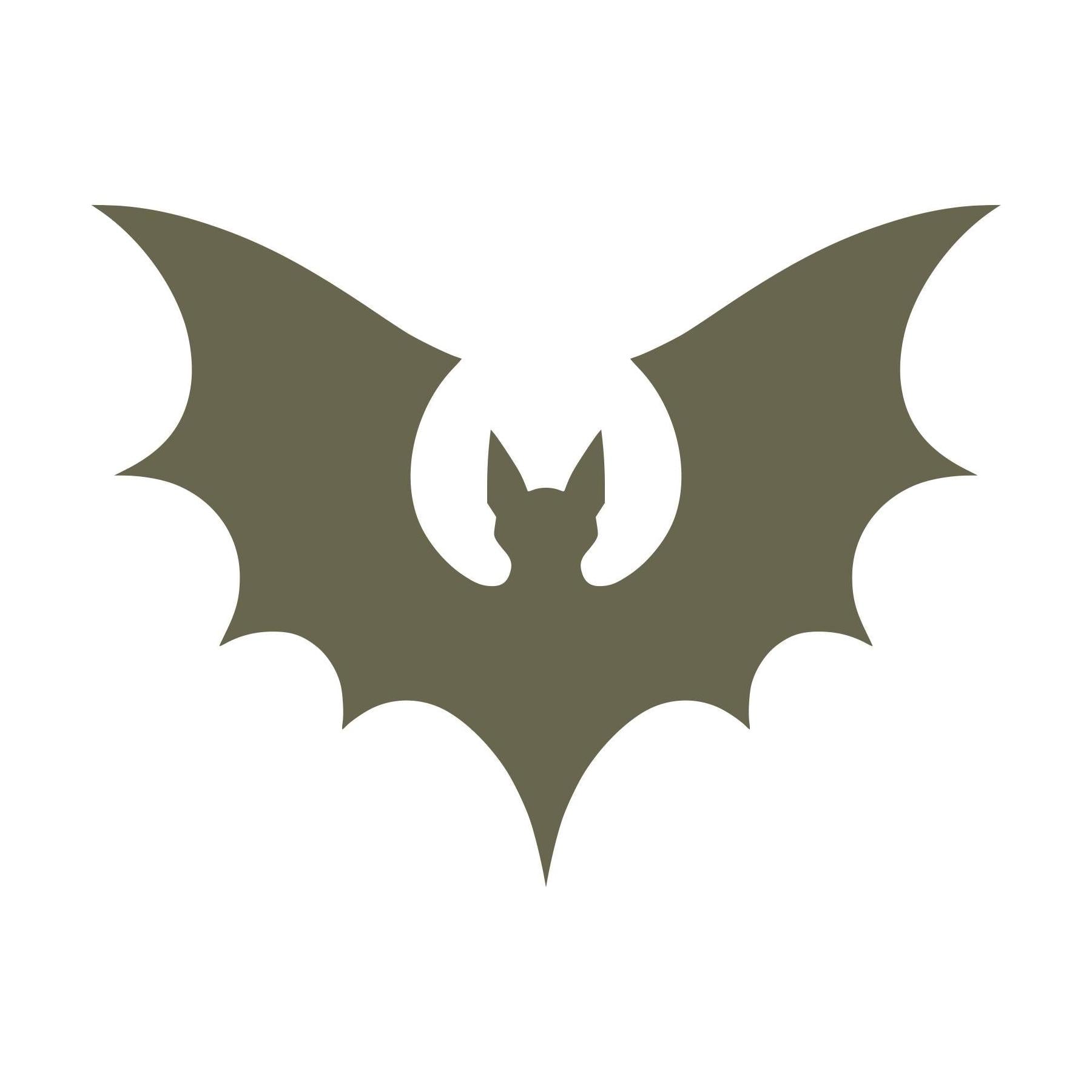 Bat Delrin Leather Stamp
