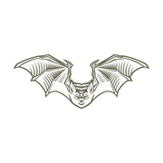 Bat Delrin Leather Stamp