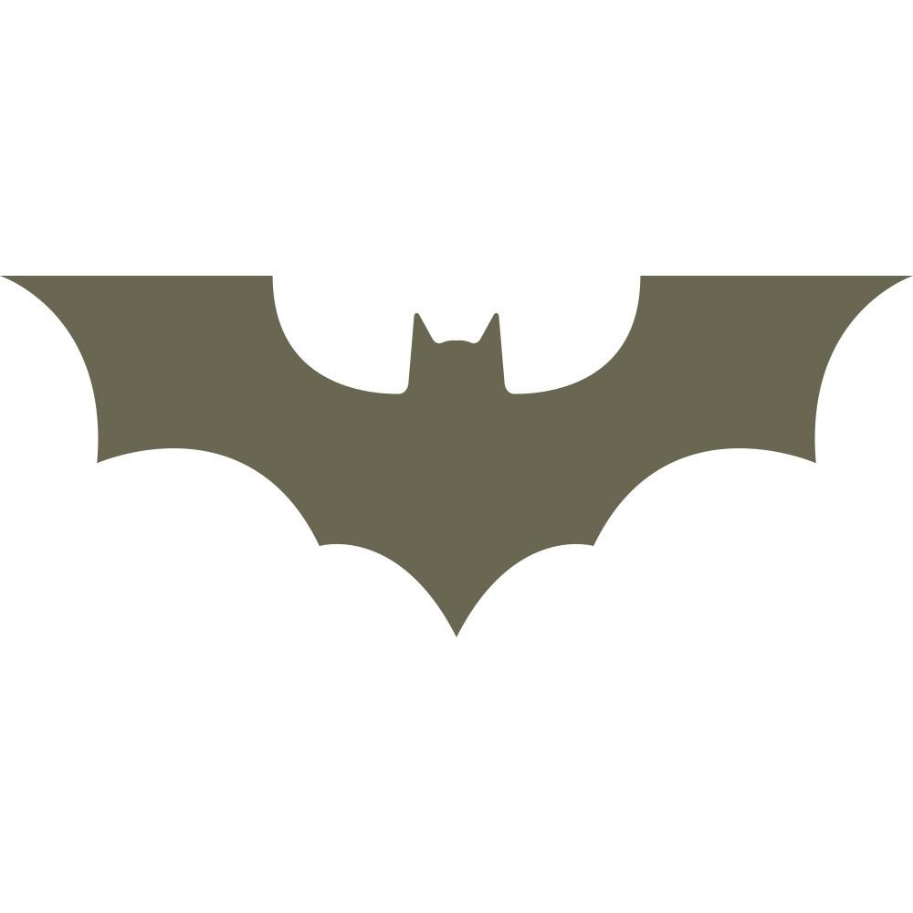 Bat Delrin Leather Stamp