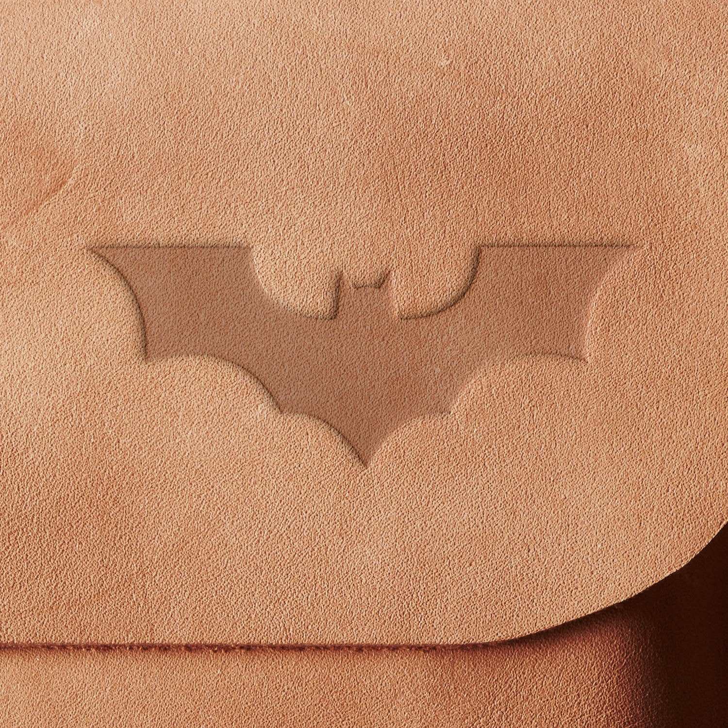 Bat Delrin Leather Stamp