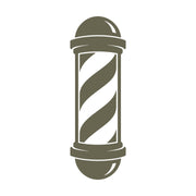Barber Pole Delrin Leather Stamp