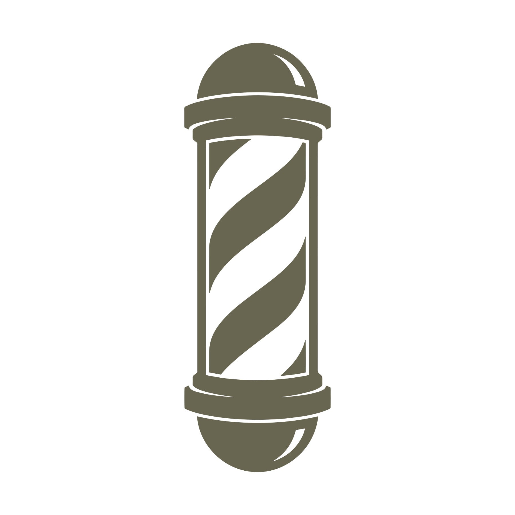 Barber Pole Delrin Leather Stamp