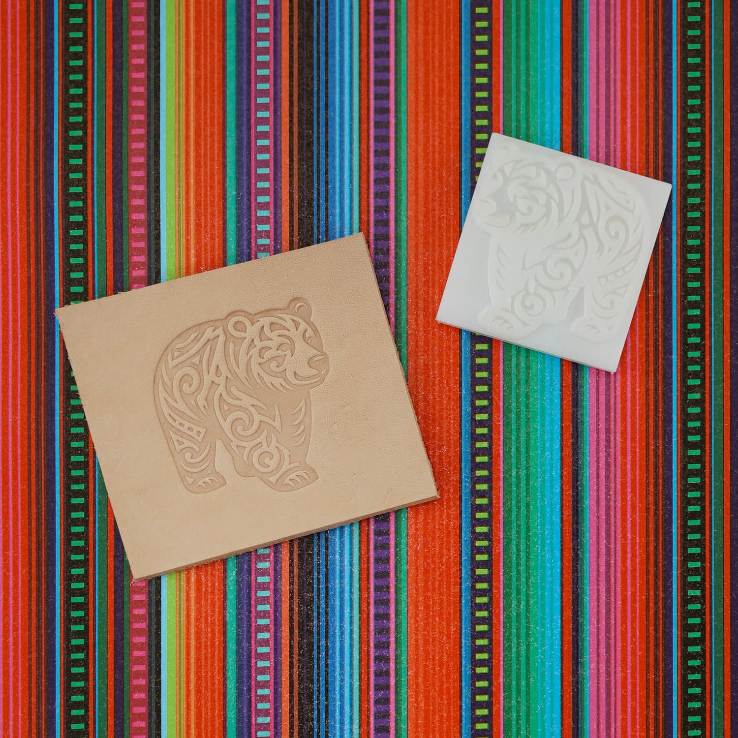 Bear Delrin Leather Stamp
