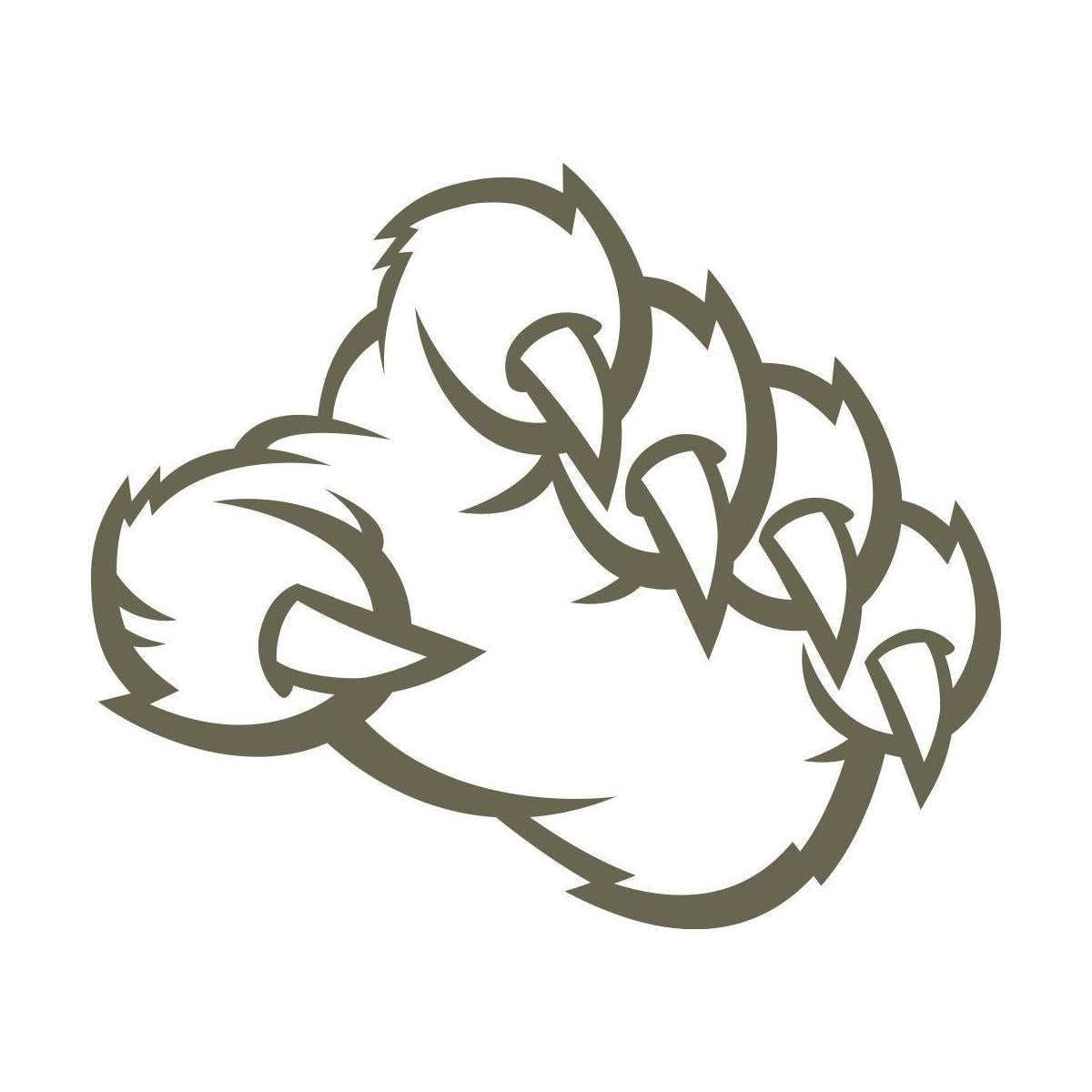 Bear Claw Delrin Leather Stamp