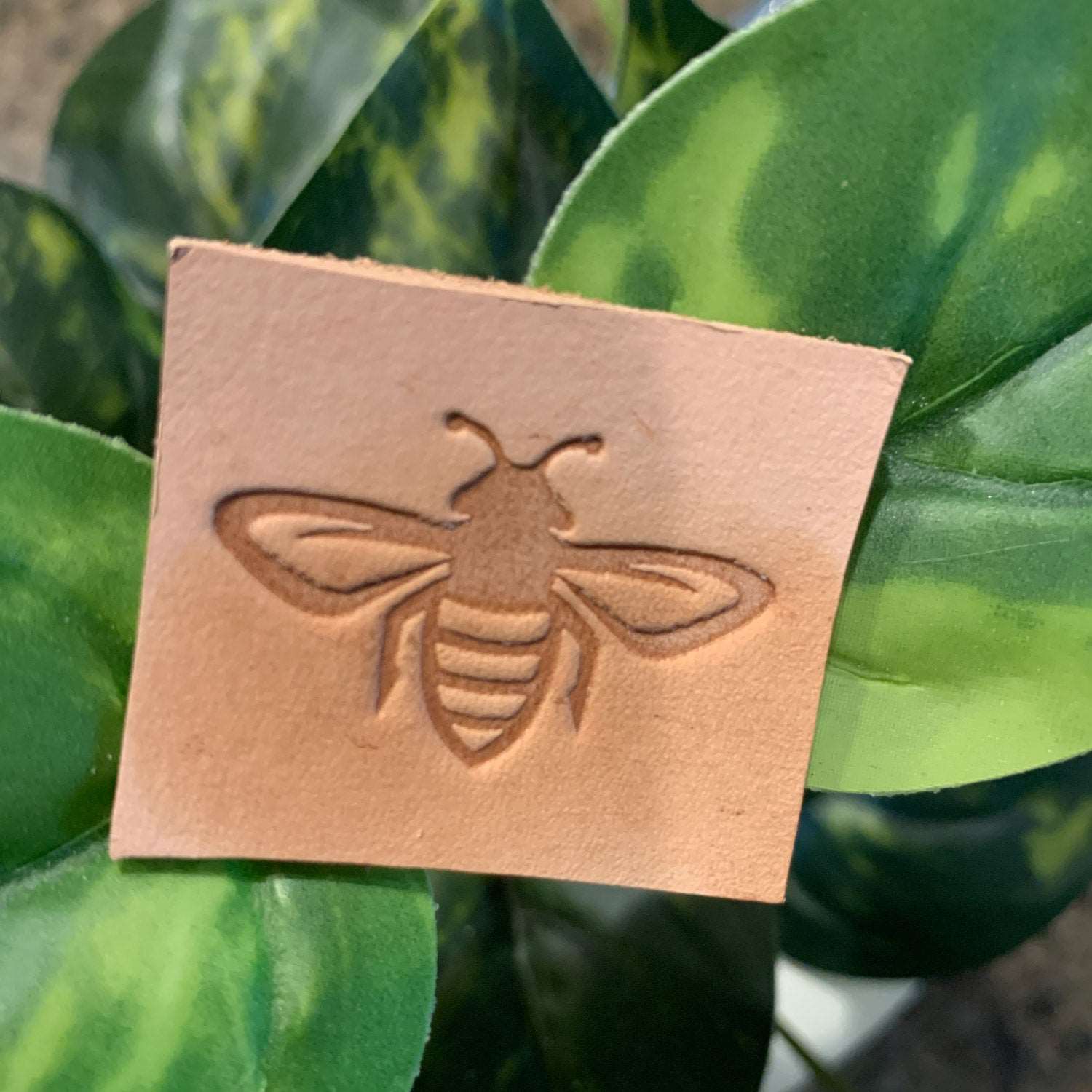 Bee Delrin Leather Stamp