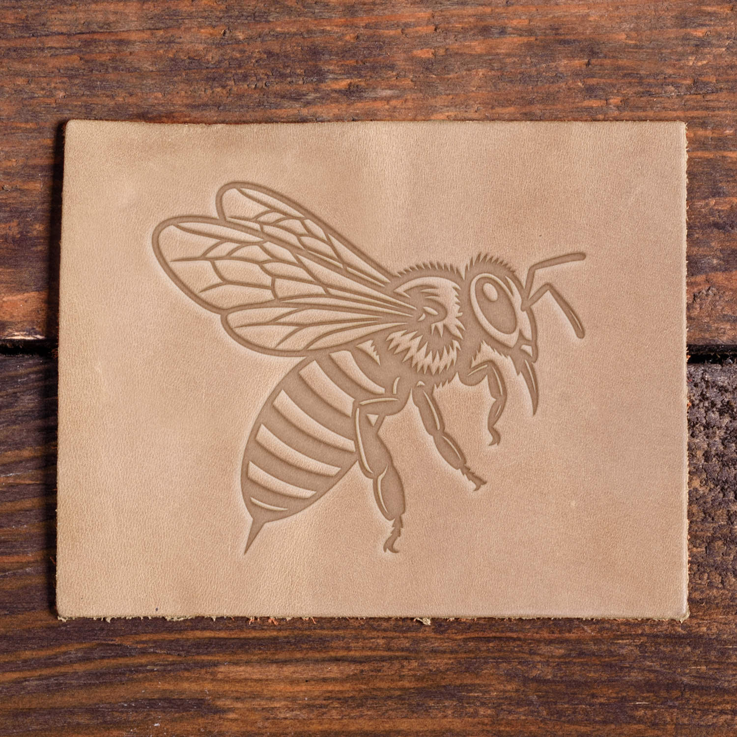 Bee Delrin Leather Stamp