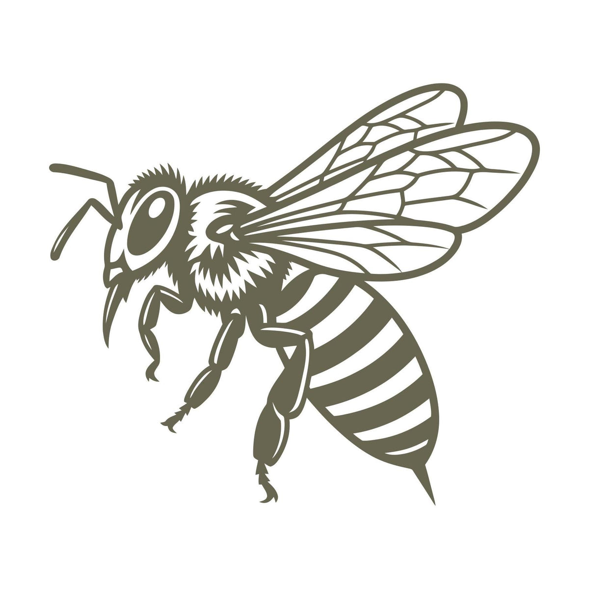 Bee Delrin Leather Stamp