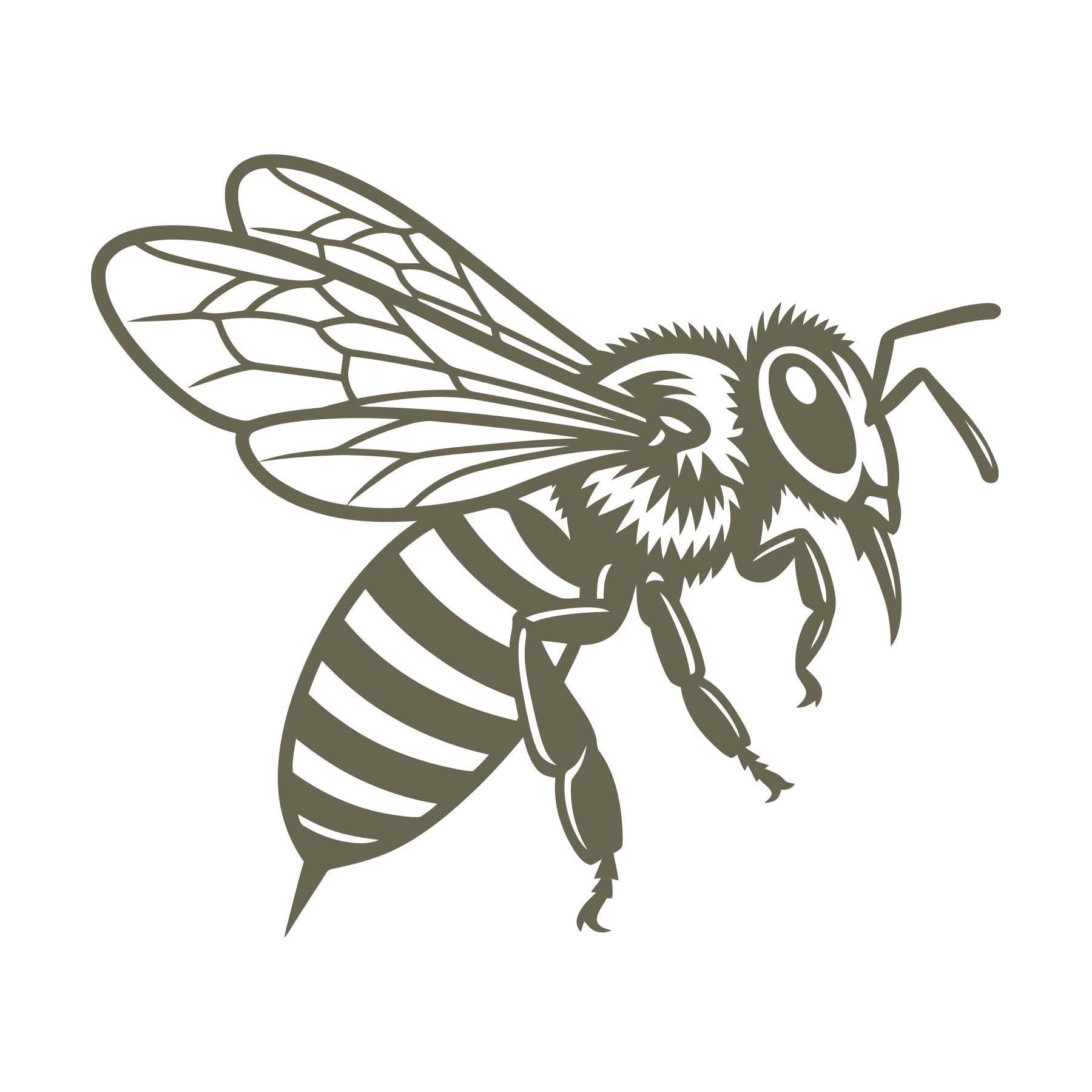 Bee Delrin Leather Stamp