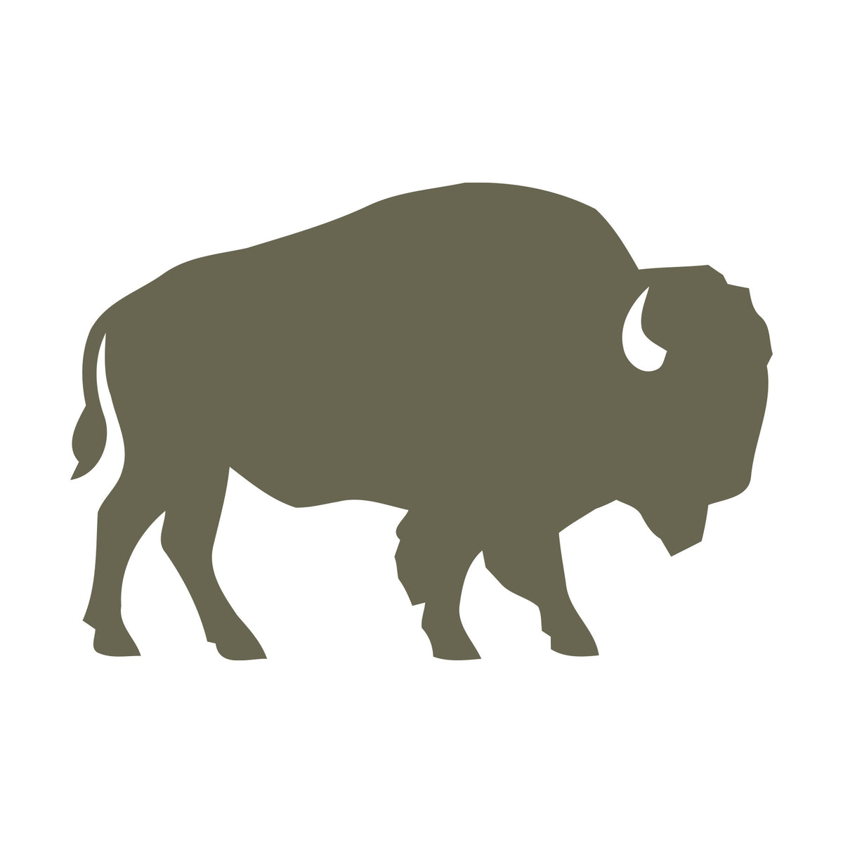 Buffalo Delrin Leather Stamp