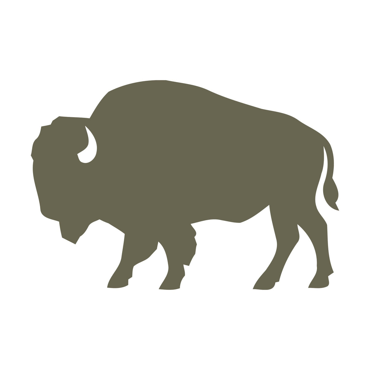 Buffalo Delrin Leather Stamp