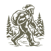 Santa Big Foot Delrin Leather Stamp