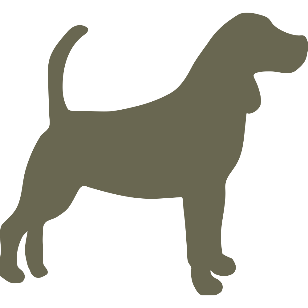 Beagle Dog Delrin Leather Stamp